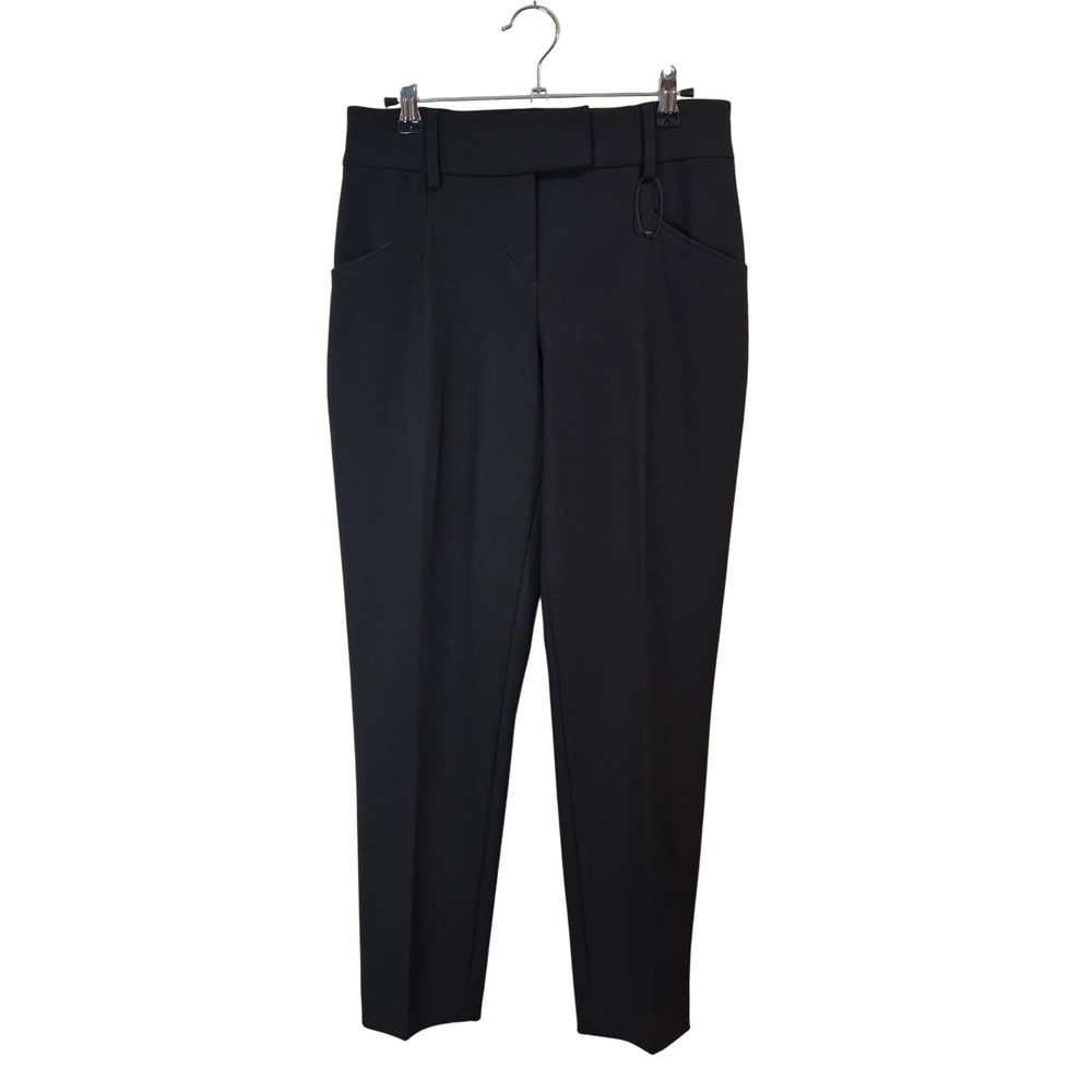 Express Dress Pants Women 2 Black Tapered Career Trousers Slacks
